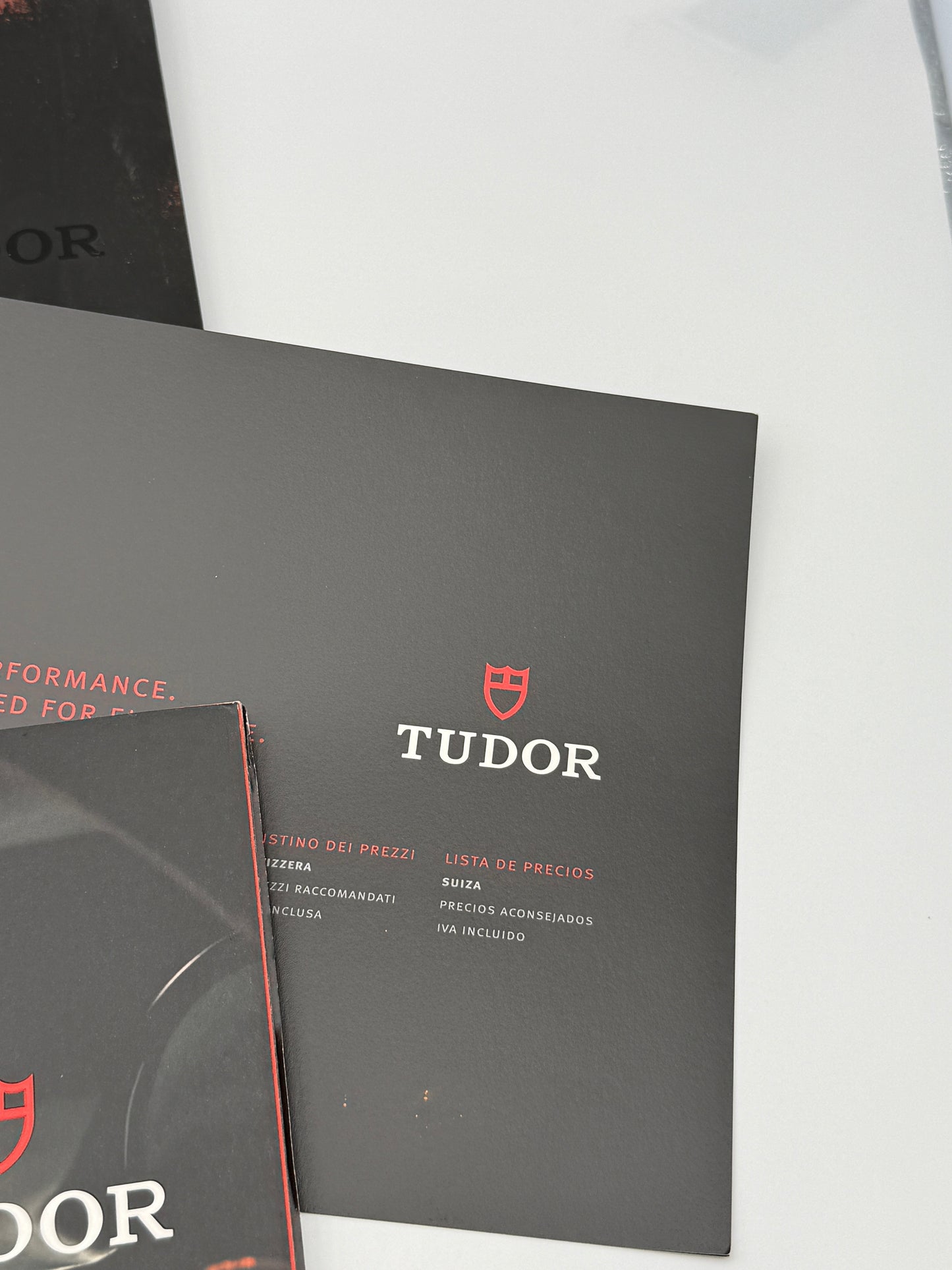 Tudor libro booklet catalogue catalogo