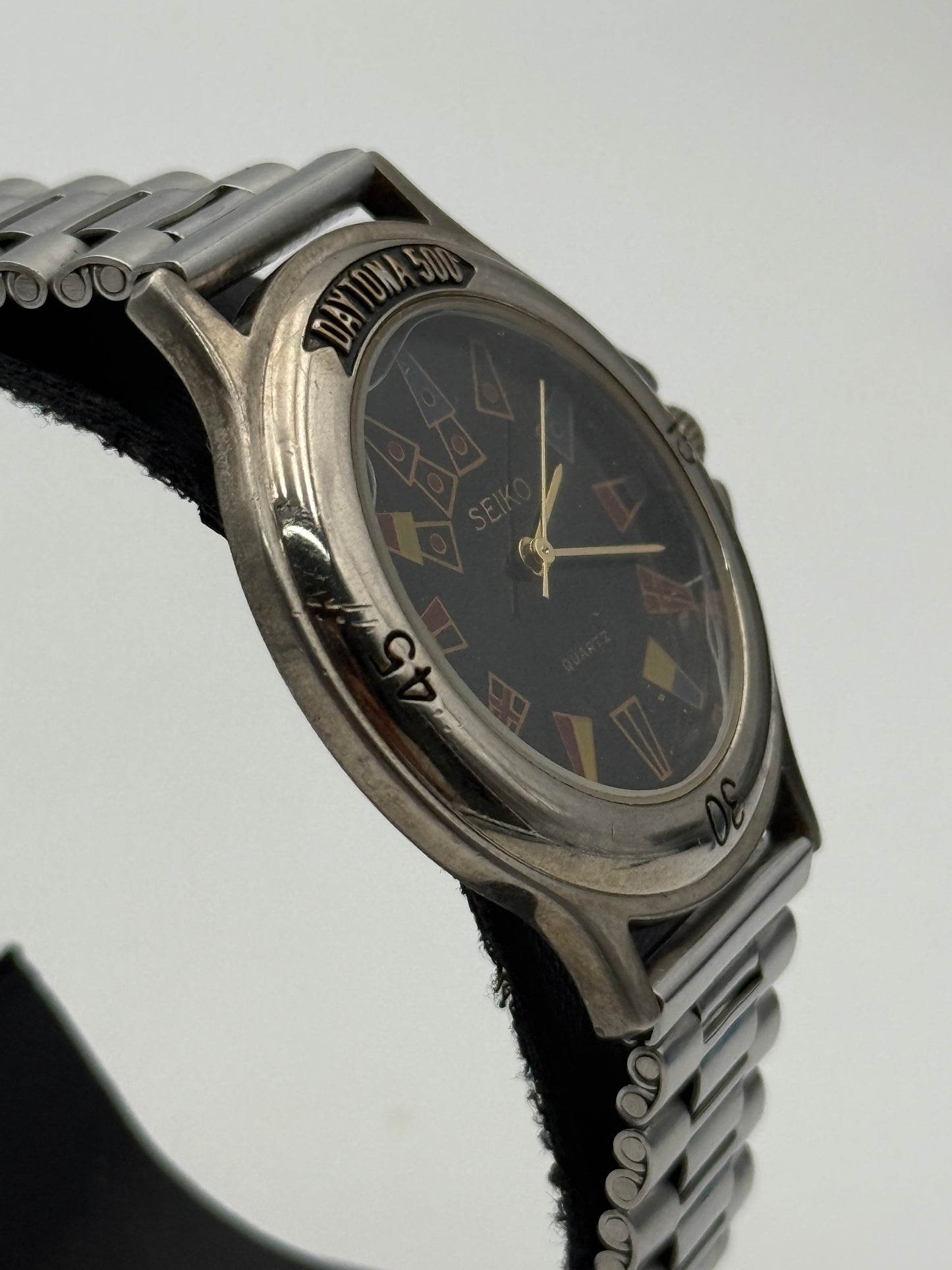 seiko daytona 500 0232 36mm quartz