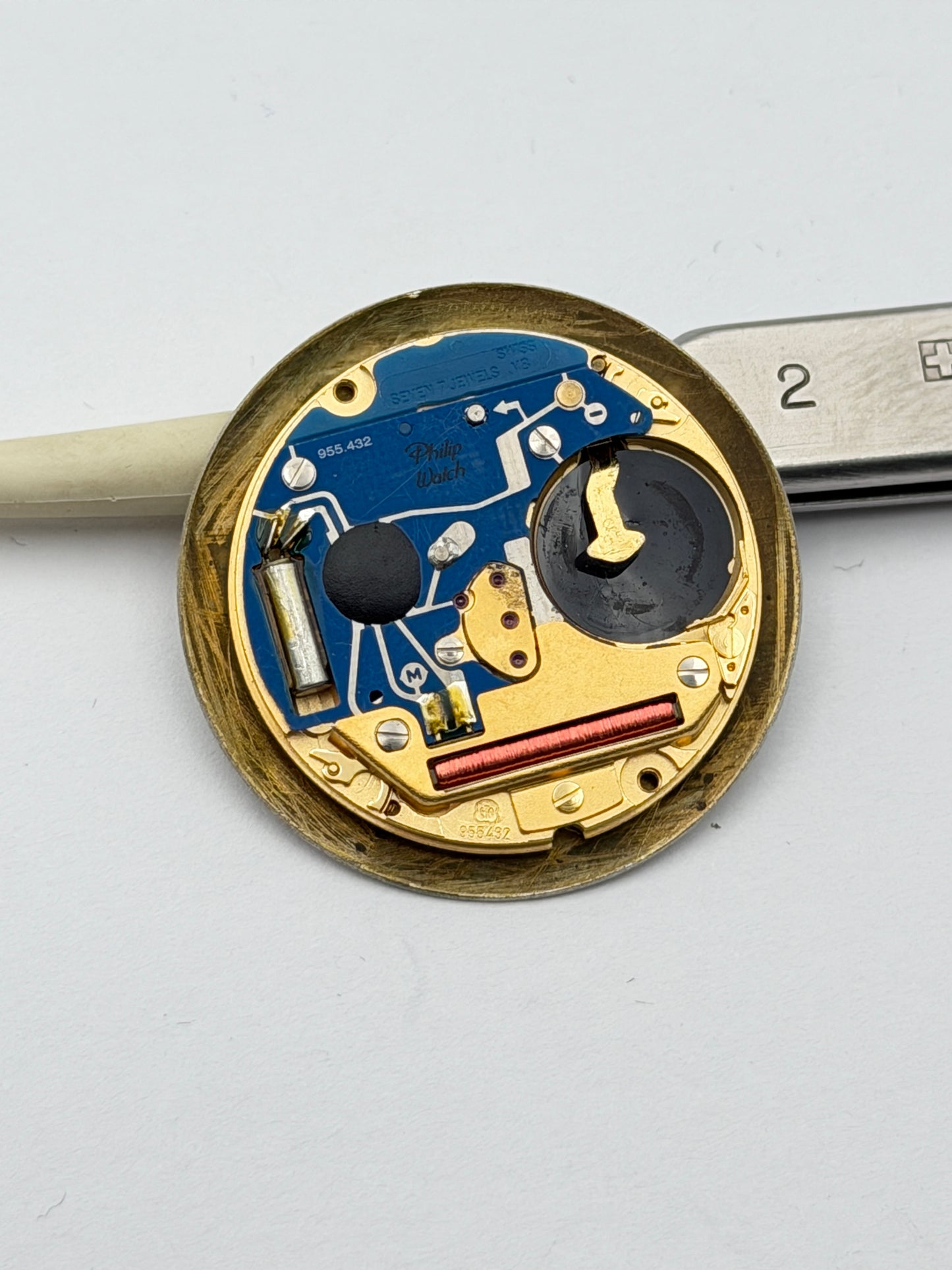 Philip Watch eta 955.412 quartz movement movimento