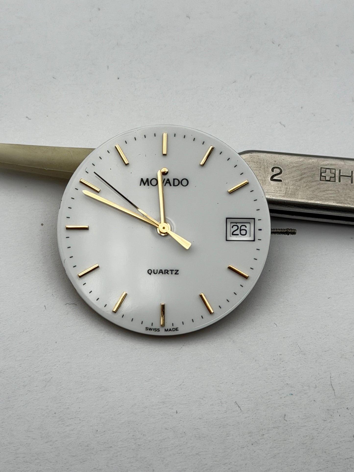 Movado quartz eta 955.112 movement movimento cod.3470