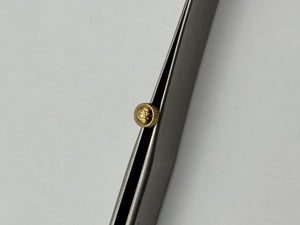 Omega corona crown waterproof impermeabile gold plated 4.7x3mm