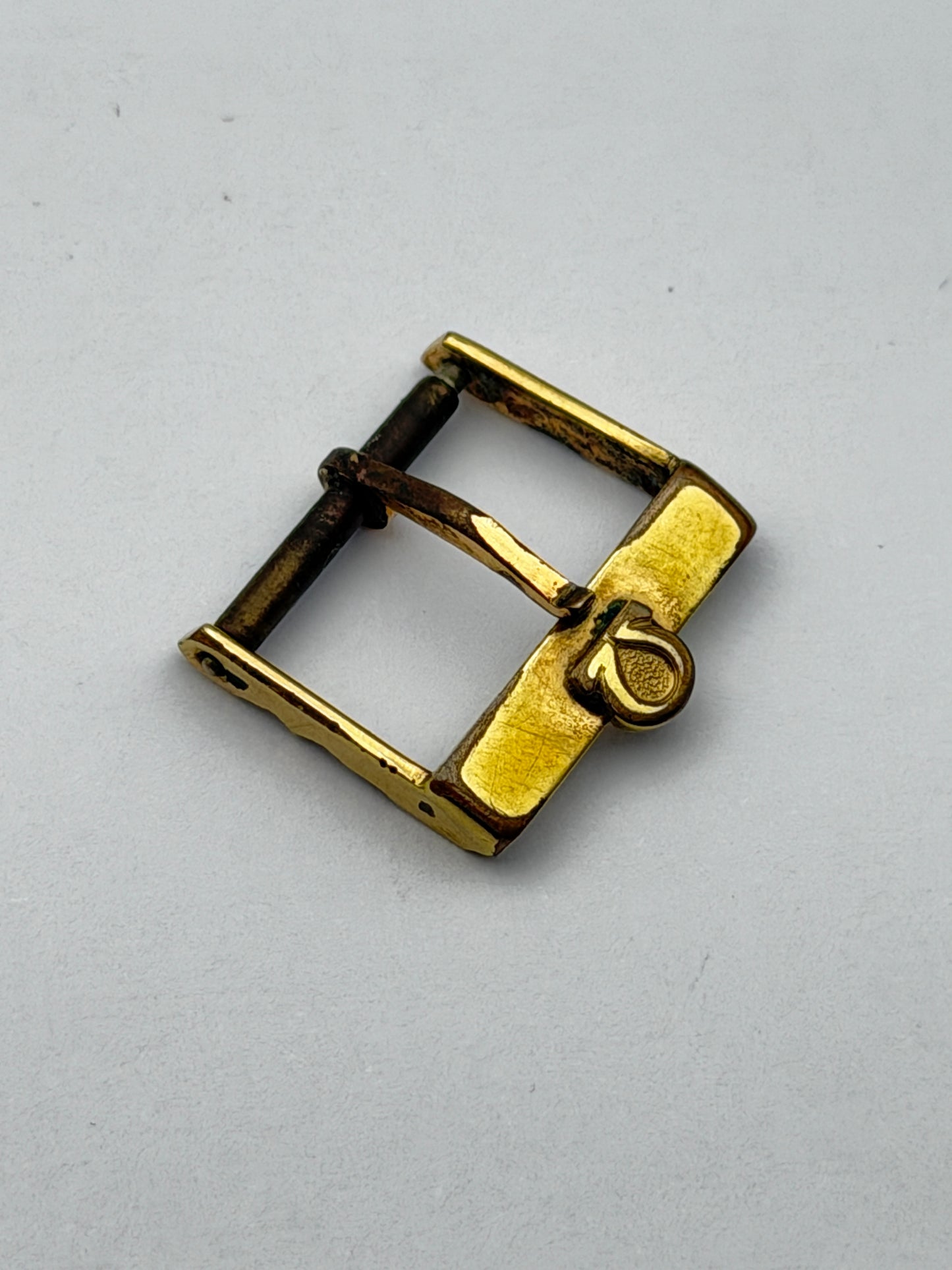 omega 16mm vintage fibbia buckle