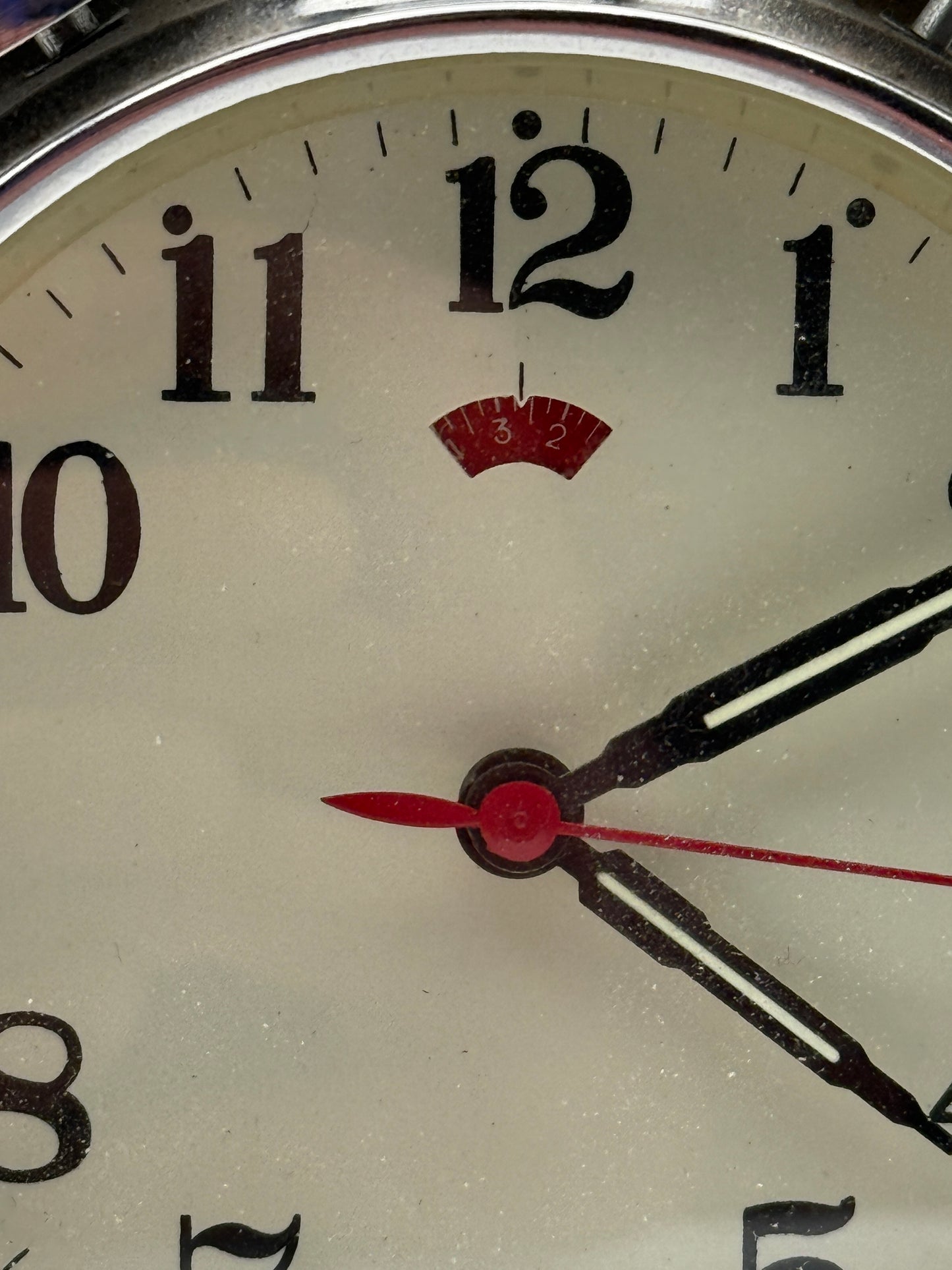 table clock watch alarm vintage germany sveglia