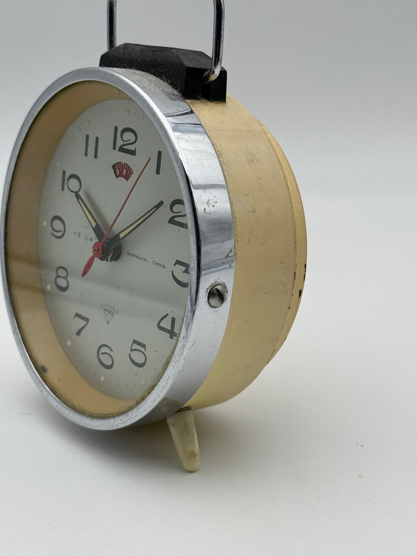 table clock alarm shangai china vintage sveglia