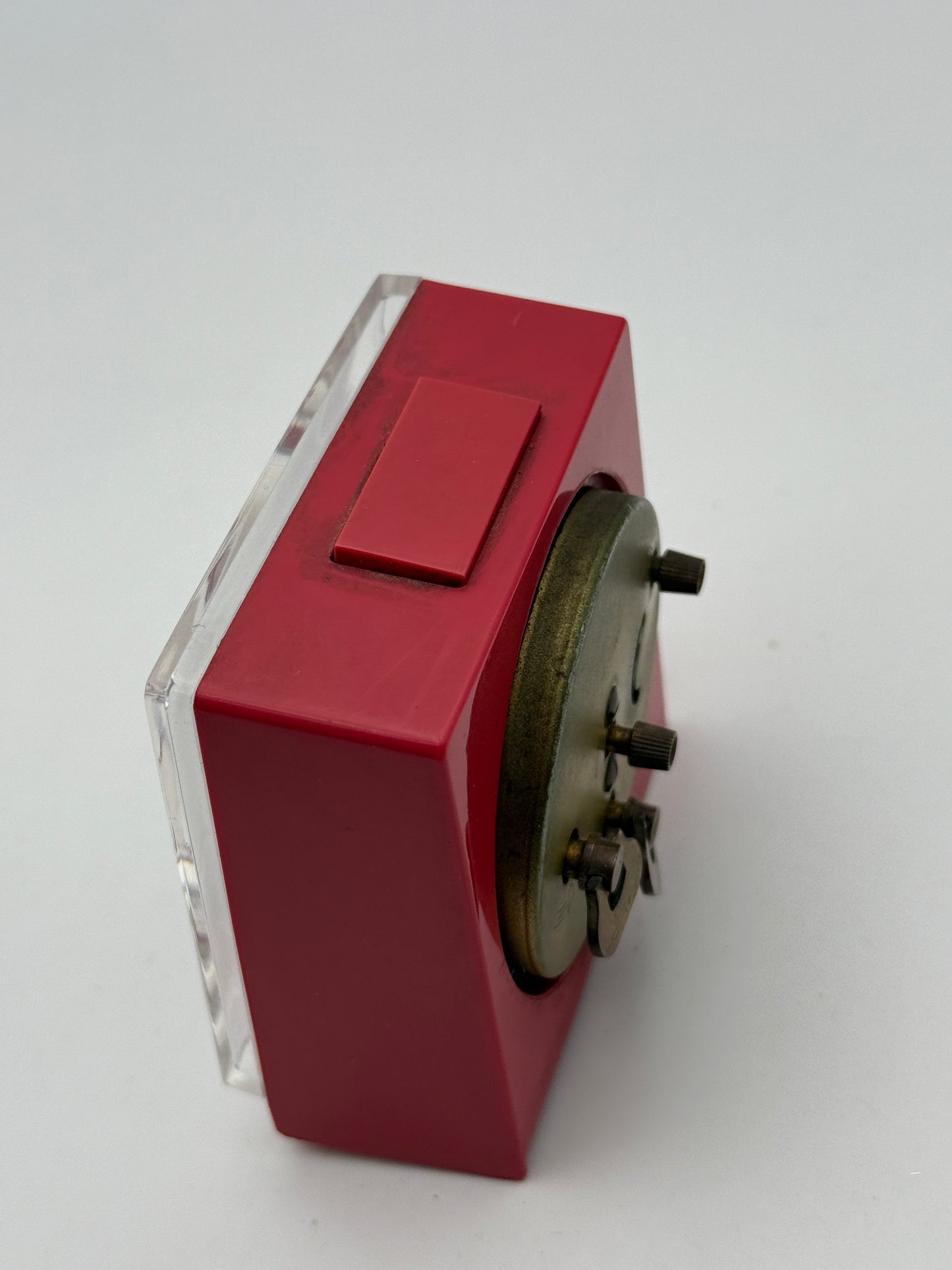 globus table desk clock alarm west germany vintage