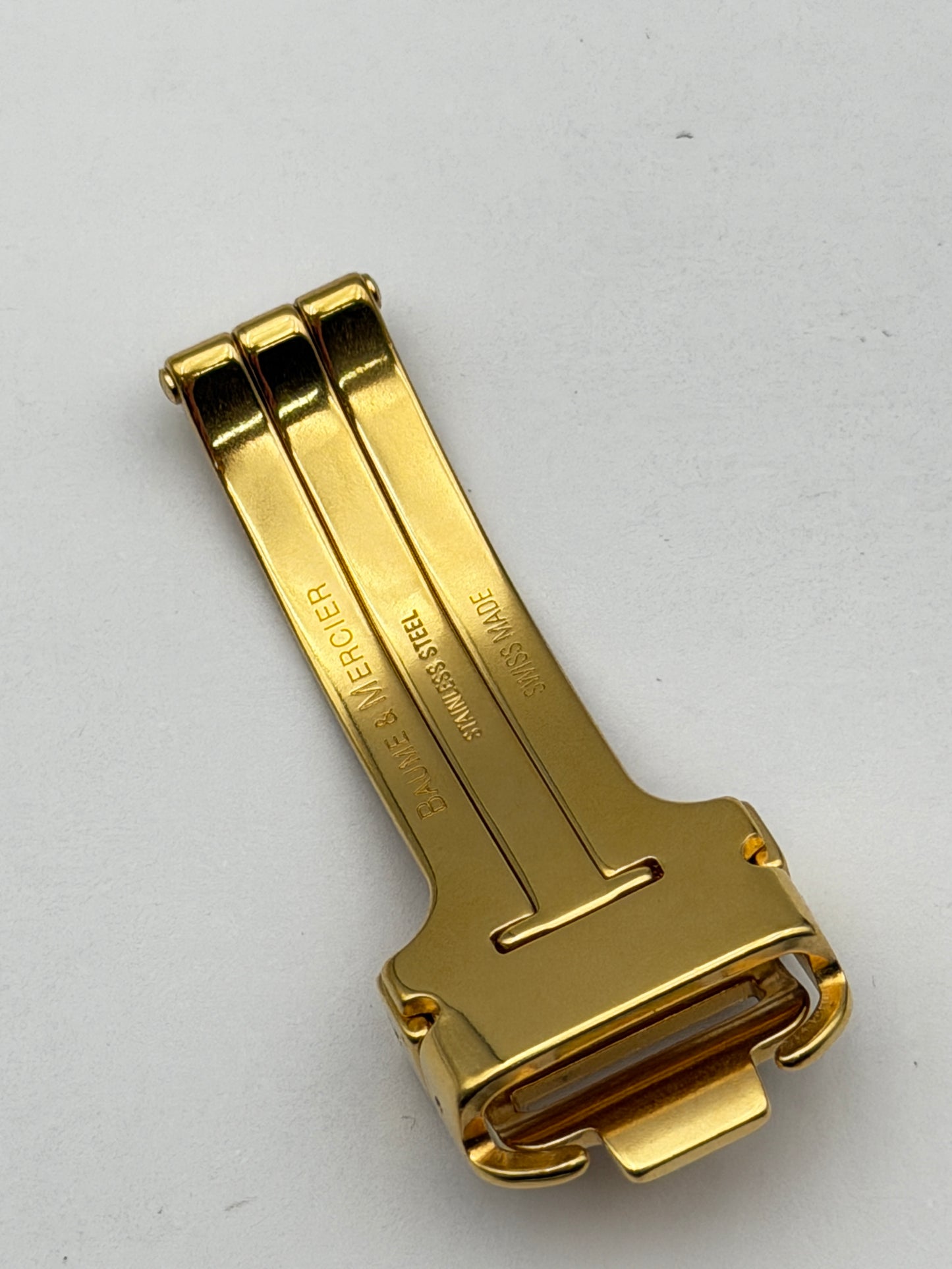 baume e mercier deployante 16mm fibbia buckle