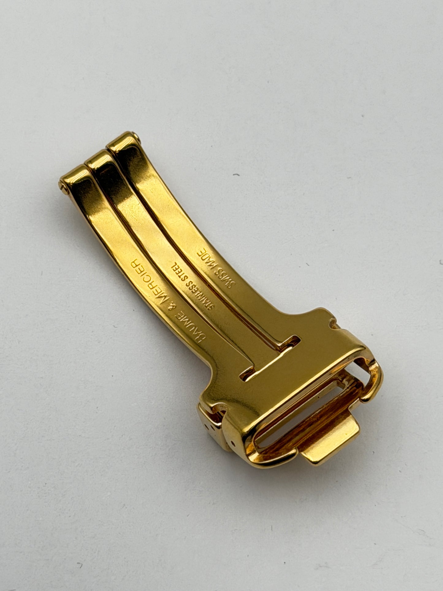 baume e mercier deployante 16mm fibbia buckle
