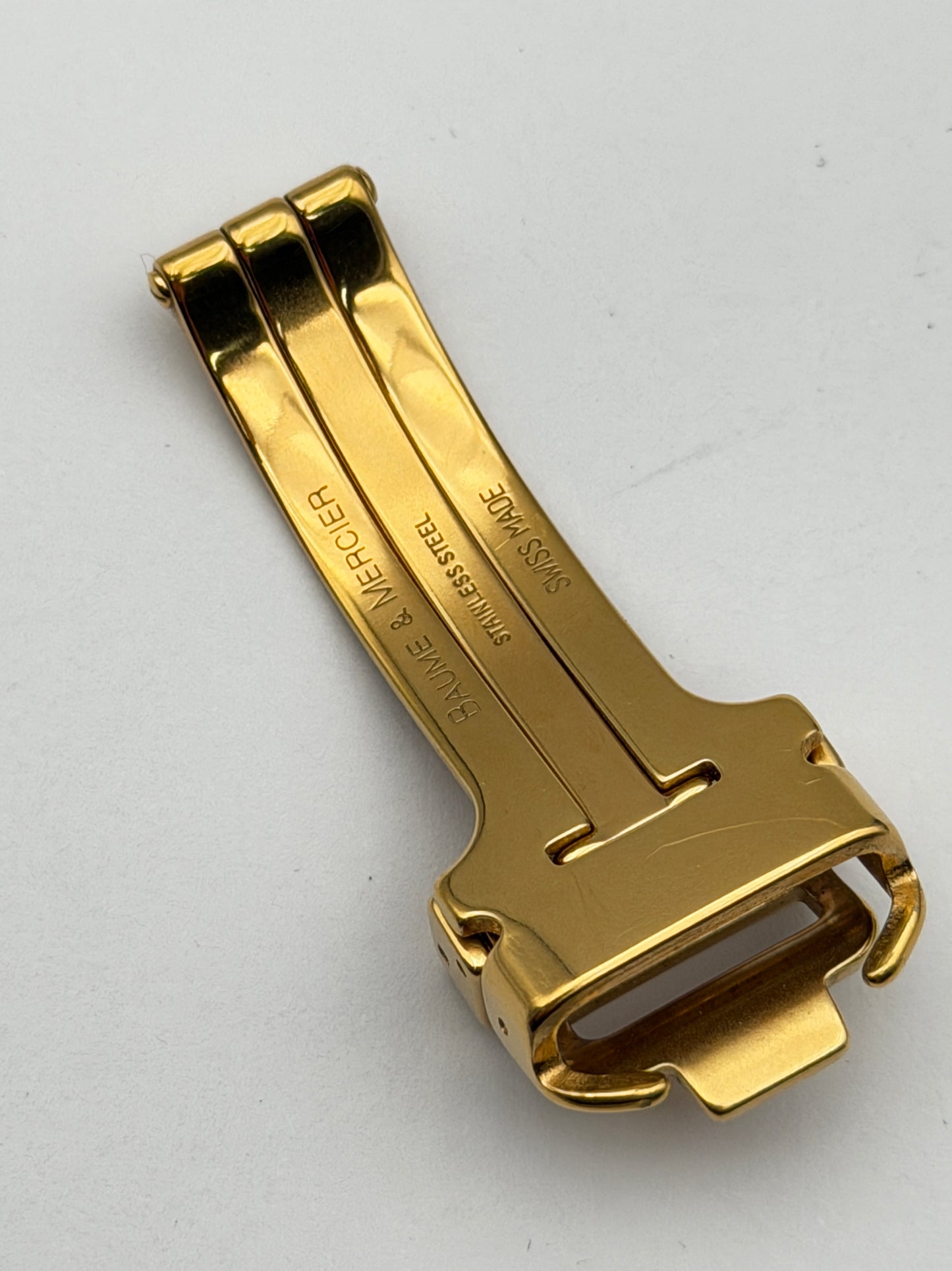 baume e mercier deployante 16mm fibbia buckle