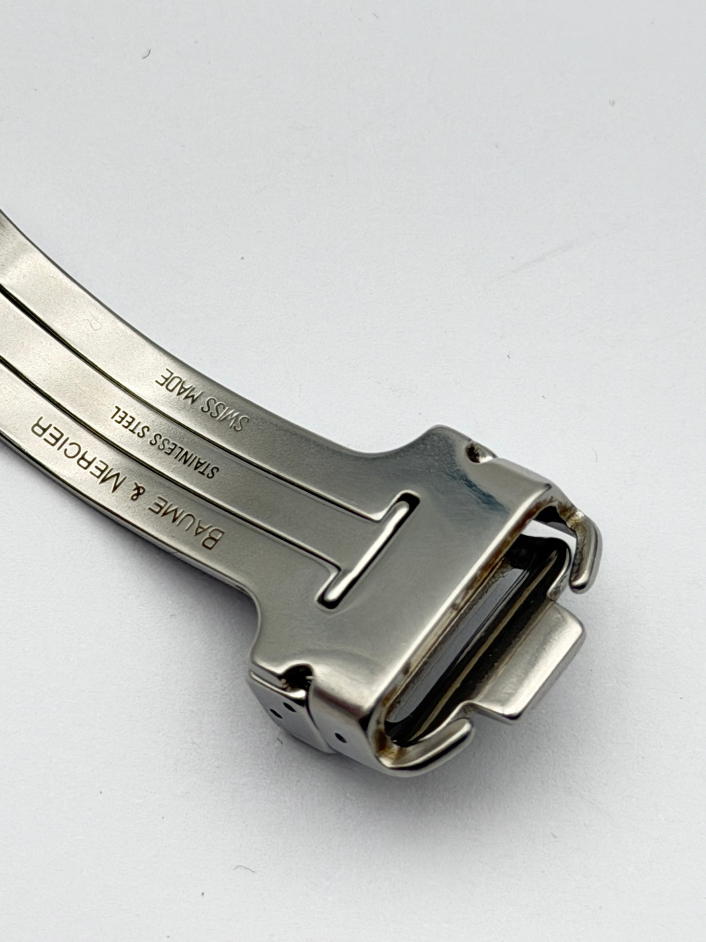 baume e mercier deployante 16mm fibbia buckle