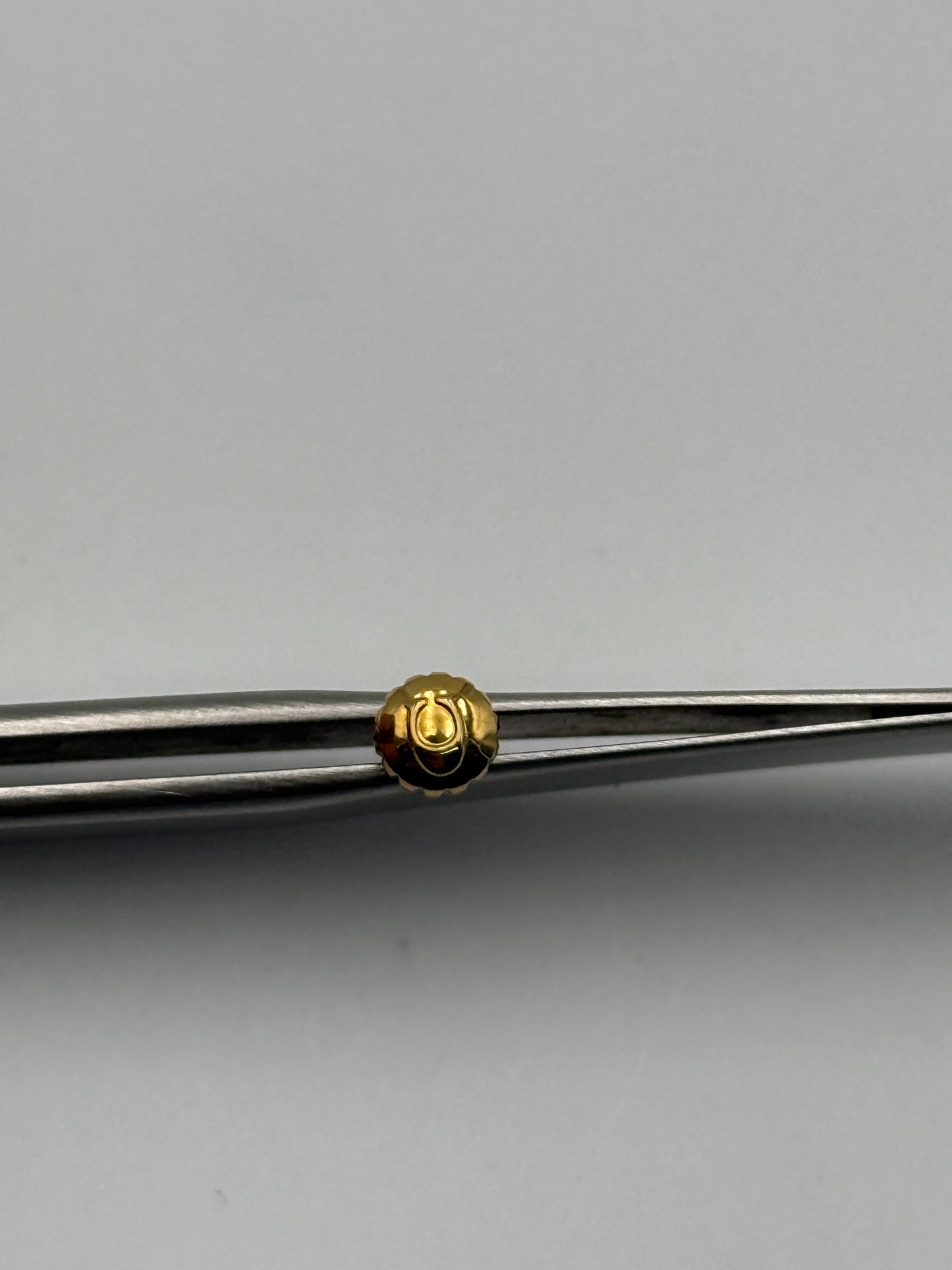 Omega c corona crown gold plated 5x2.5mm waterproof impermeabile