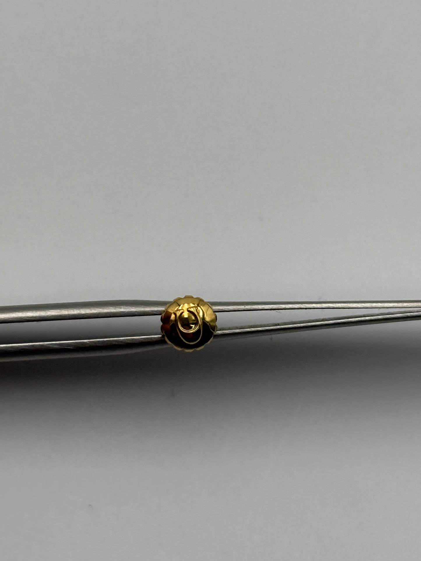 Omega c corona crown gold plated 5x2.5mm waterproof impermeabile