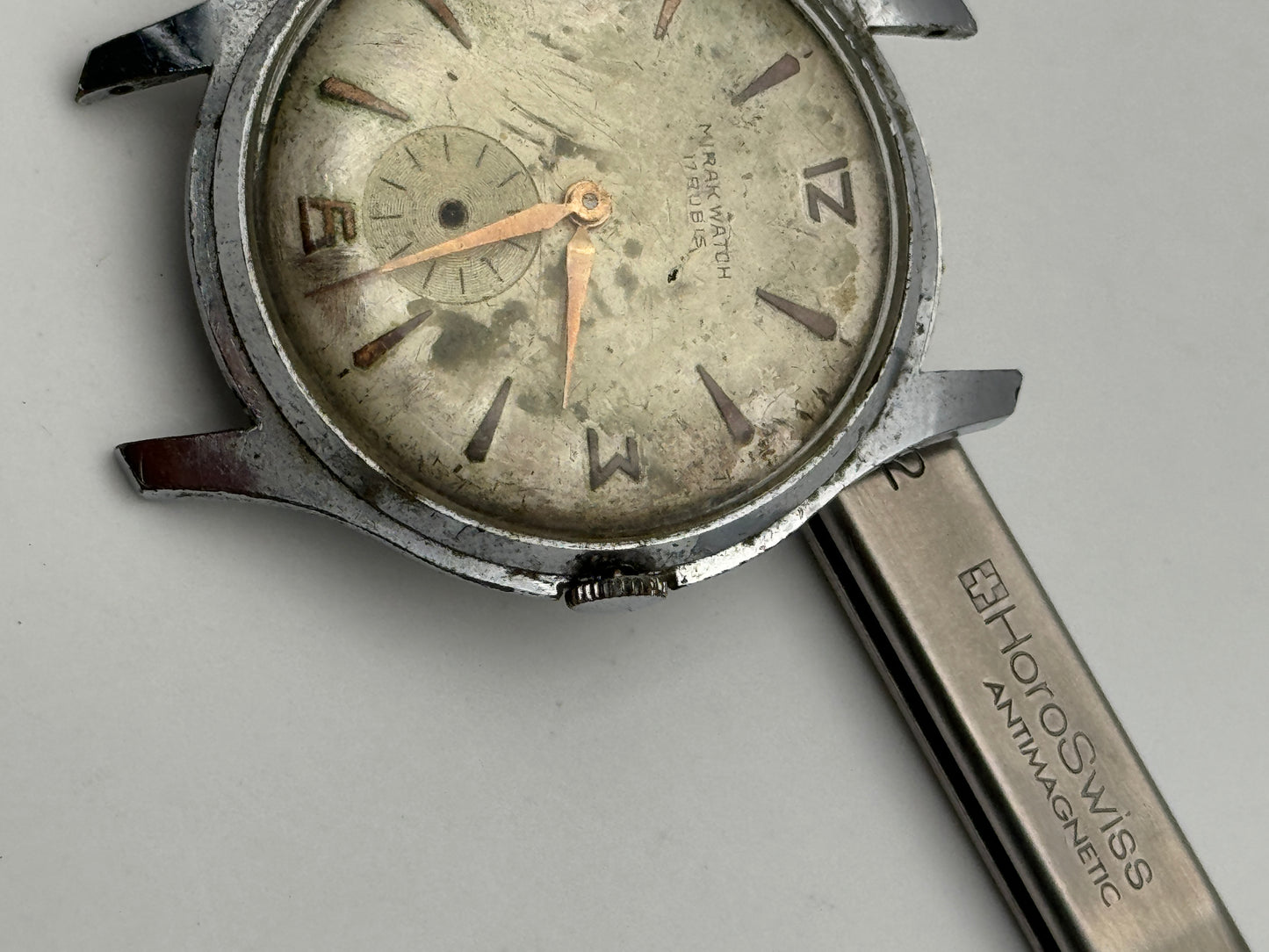 Mirak watch 17 jewels 37mm