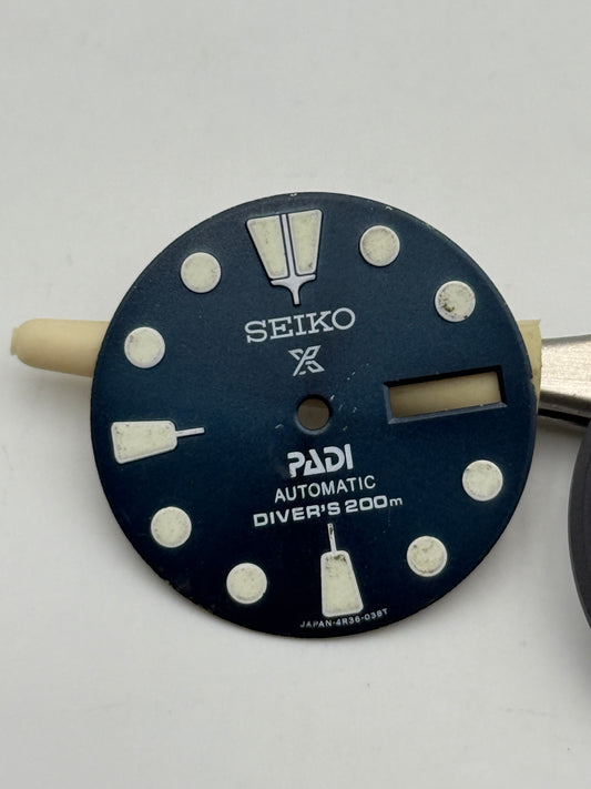 Seiko padi diver's 200 kit dial quadrante 28.5mm