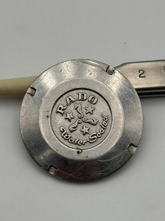 Rado water sealed fondello caseback 30.8-27.8mm a vite to screw