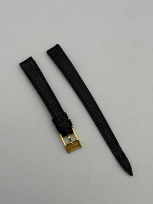 zenith cinturino strap pelle leather black nero 10mm