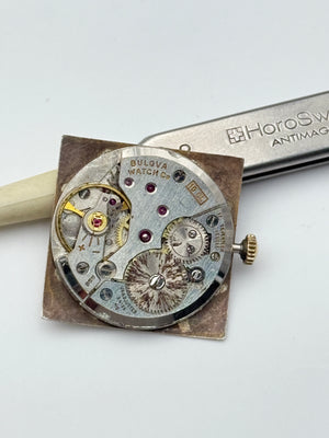 bulova 10cl movement movimento  balance wheel ok bilanciere ok