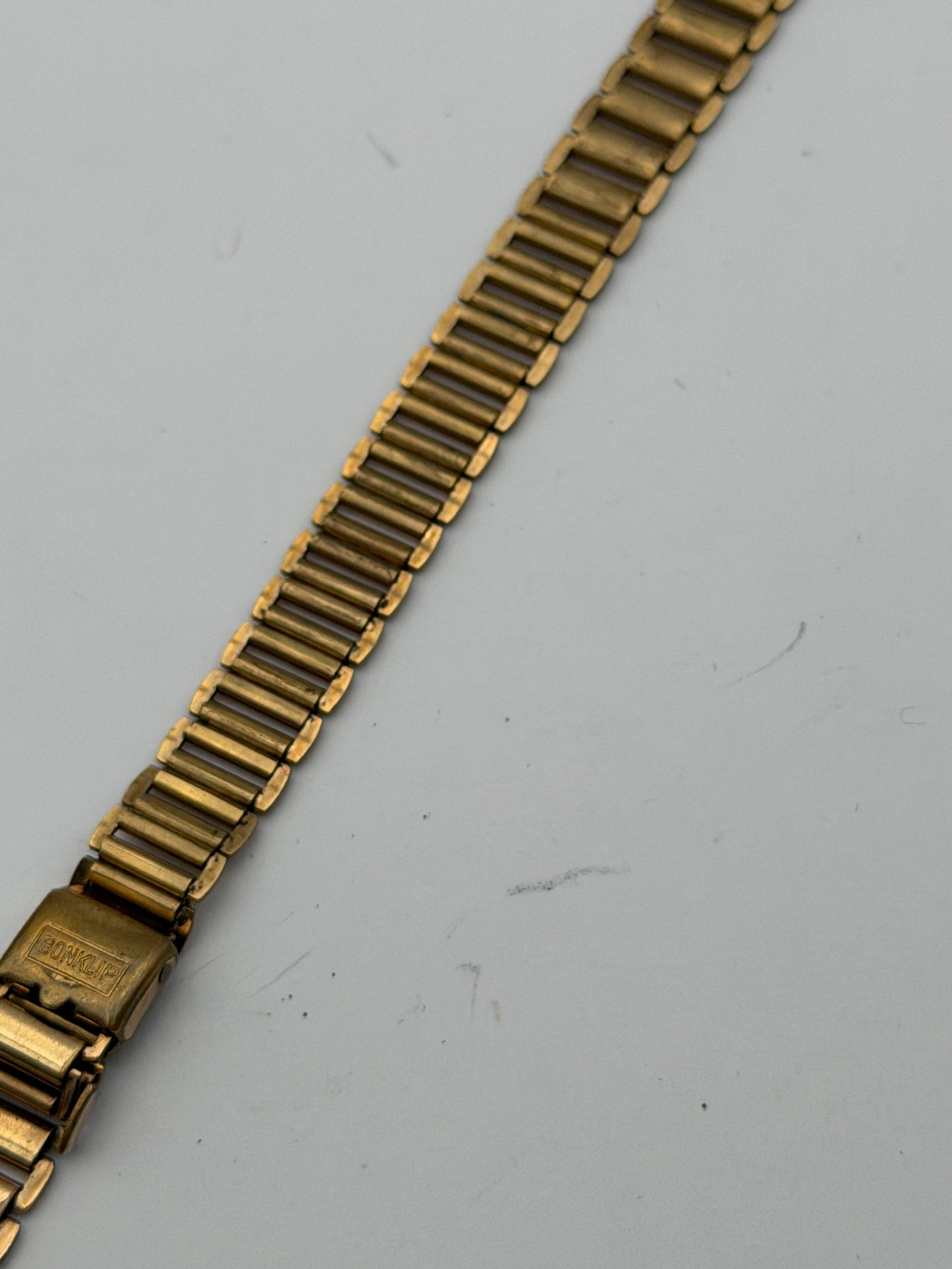 bonklip 9mm bracciale bracelet steel rose gold military rare