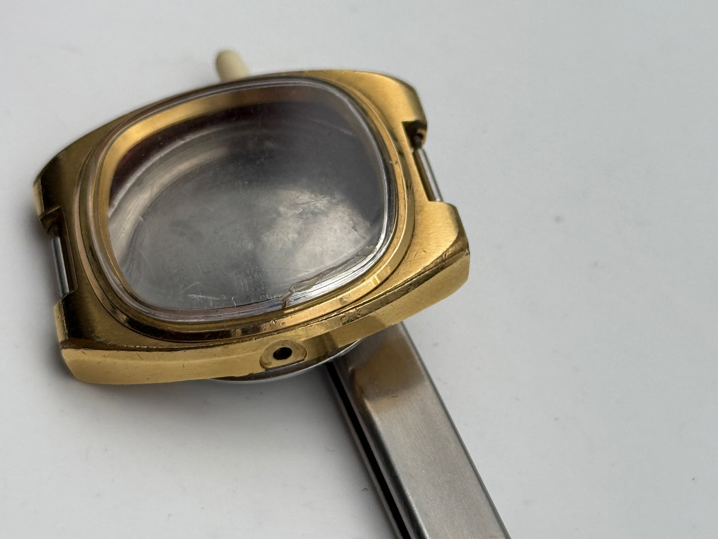 omega 1660209 34,5mm cassa case gold plated