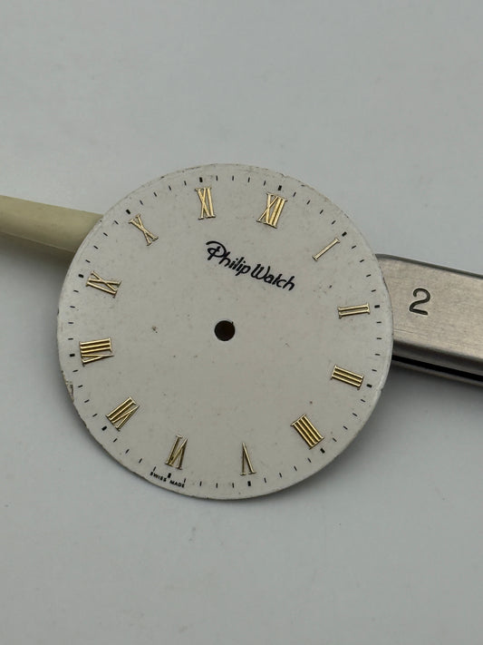 philip watch 28mm dial quadrante
