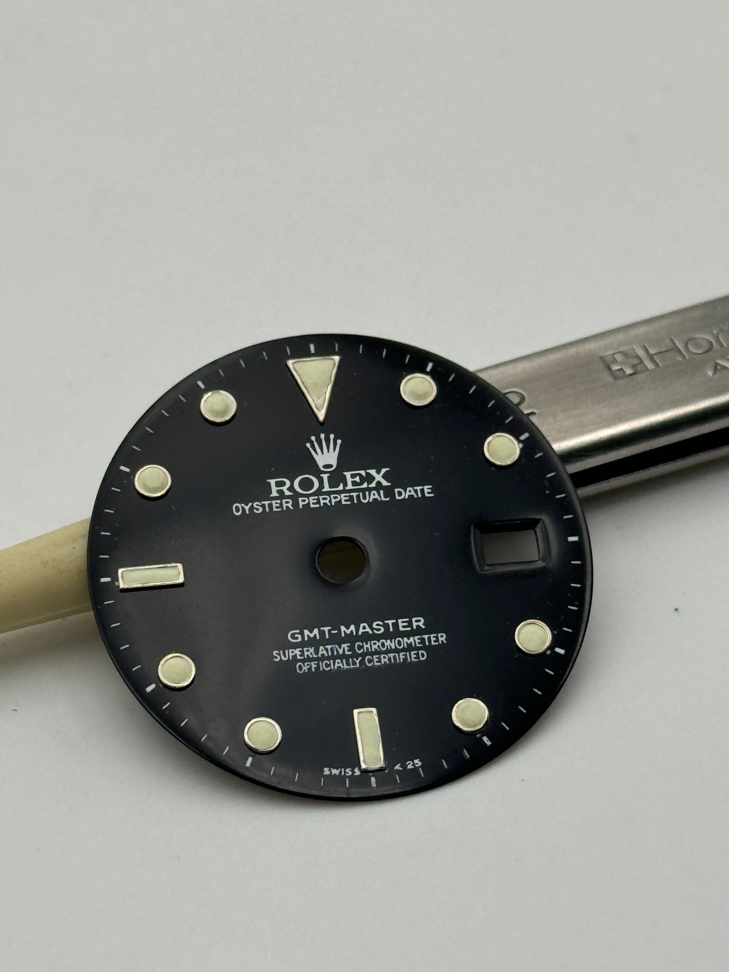 Rolex gmt master swiss t-25 dial quadrante