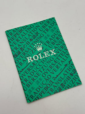 rolex traduction booklet traduzione 556-00-350-2-95 oyster 1995