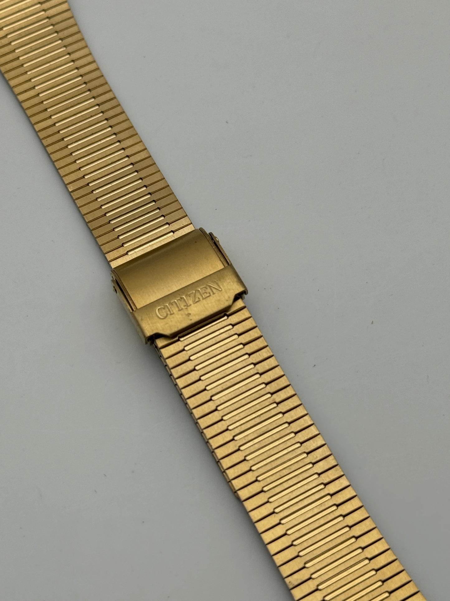 Citizen bracelet bracciale acciaio dorato golden steel 19-14mm