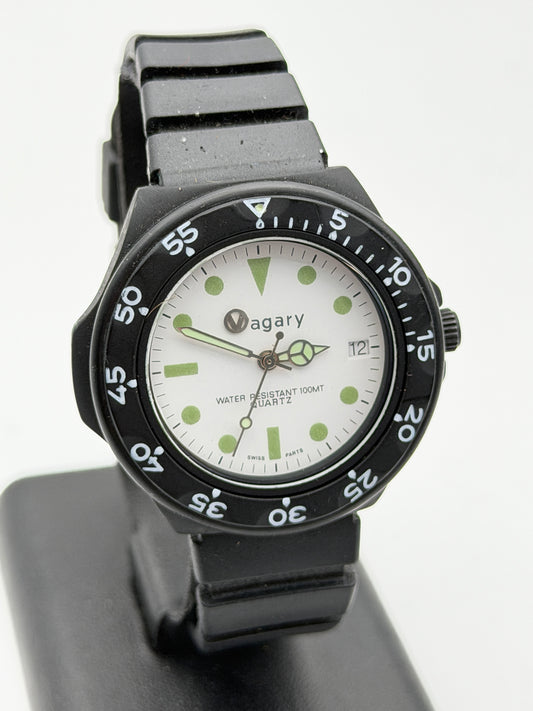 vagary quartz 41mm new nos watch