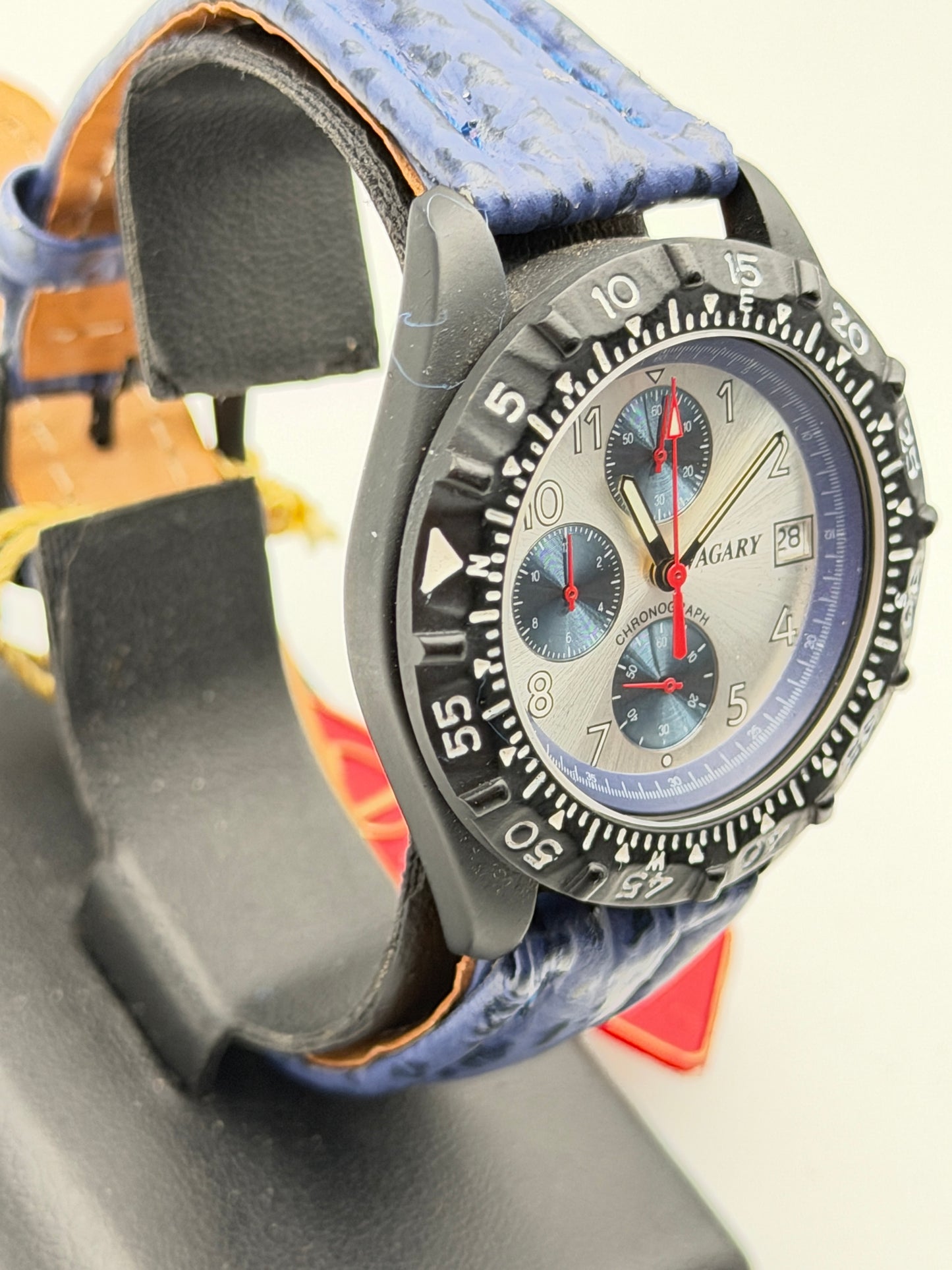 vagary quartz watch chrono 38mm nos new