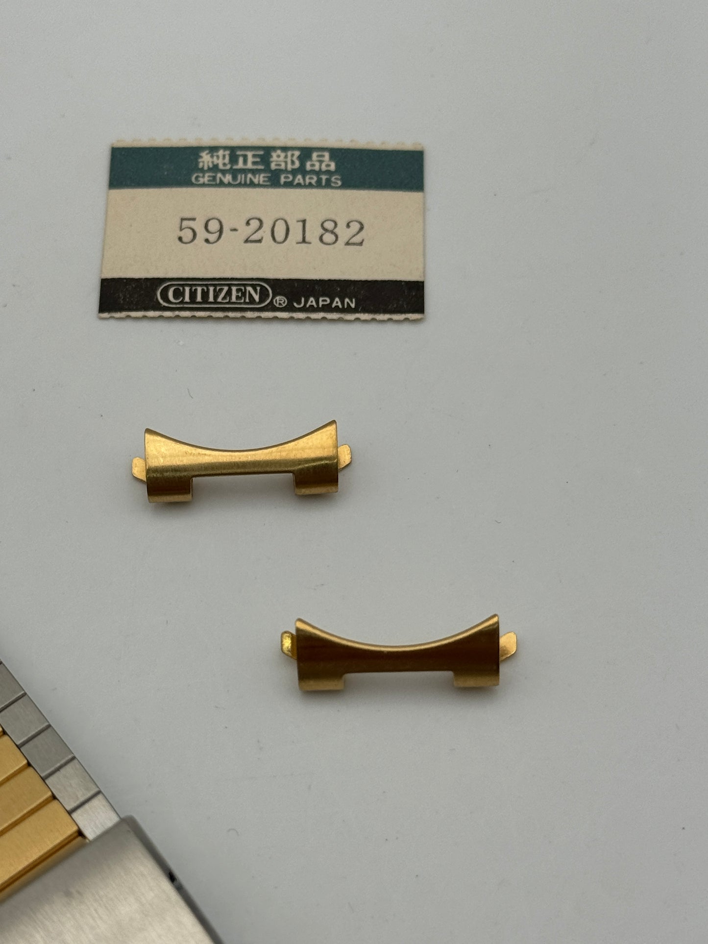 Citizen 59-20182 bracelet bracciale acciaio steel oro gold 18mm