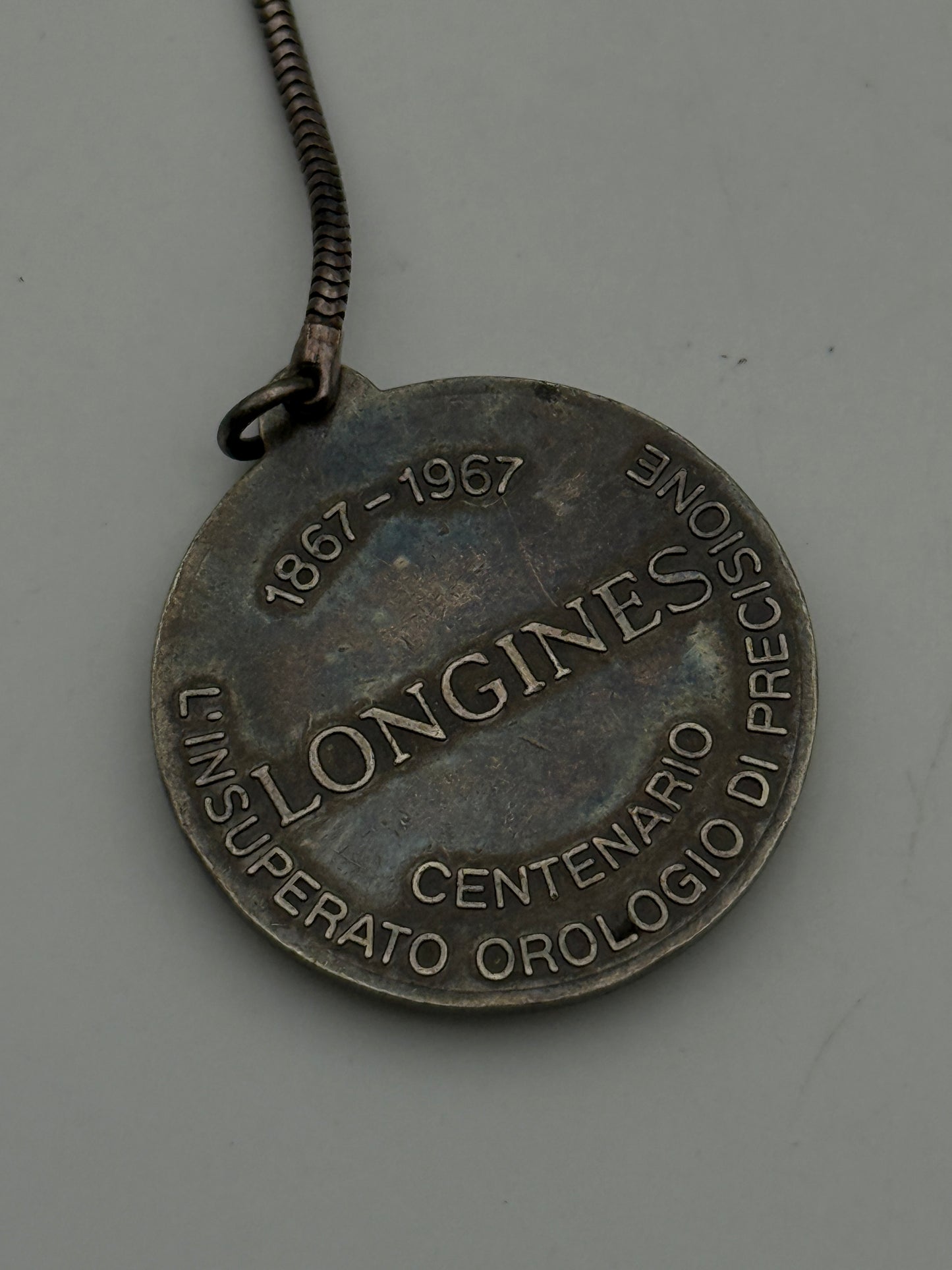 Portachiavi longines centenario 1867-1967 key holder centenary gadget rare