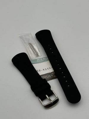 Citizen 59-k5597 cinturino in gomma rubber strap 22mm