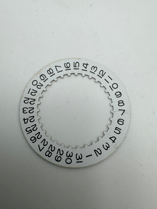 Rolex date disk disco data datario 3135 white bianco