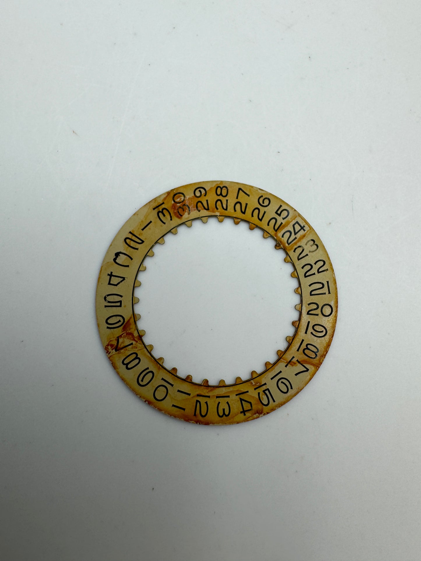 Rolex date disk disco data datario 3135 gold dorato