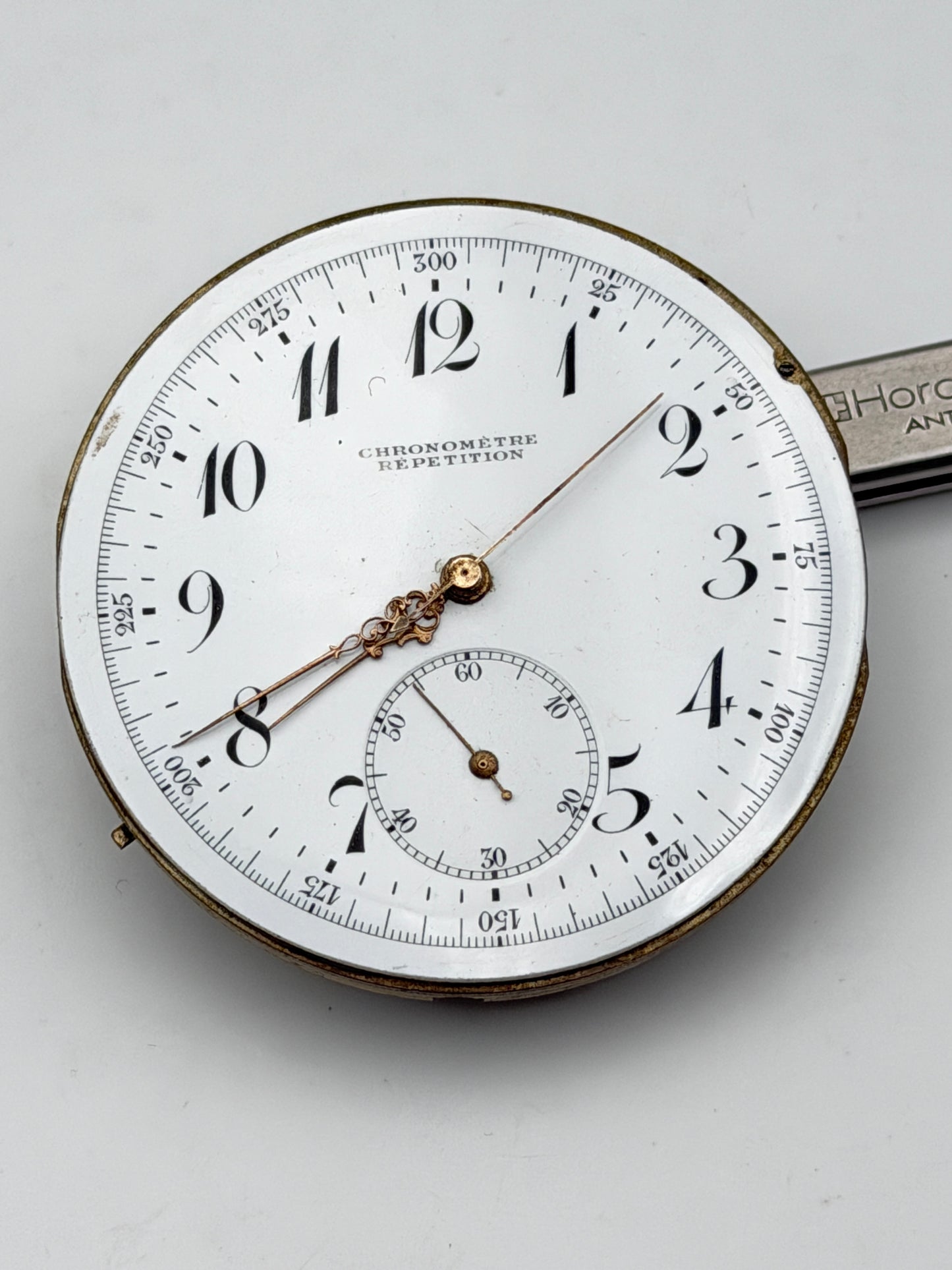 chronometre repetition 49mm ripetizione chronograph pocket watch movement
