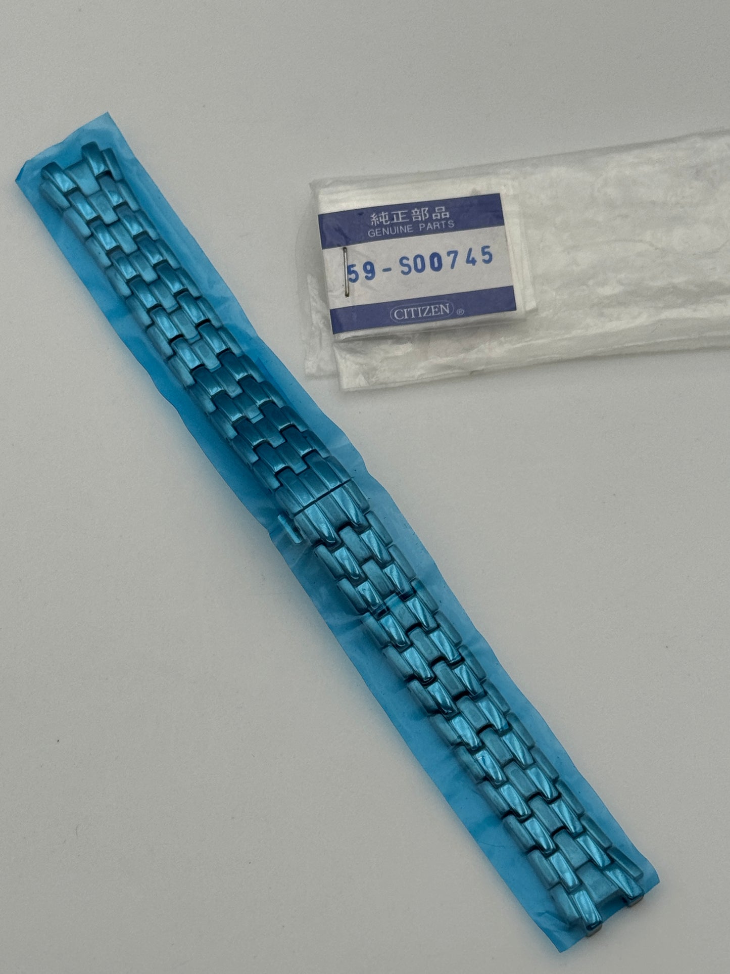 citizen 59-S00745 bracelet bracciale acciaio steel  15mm