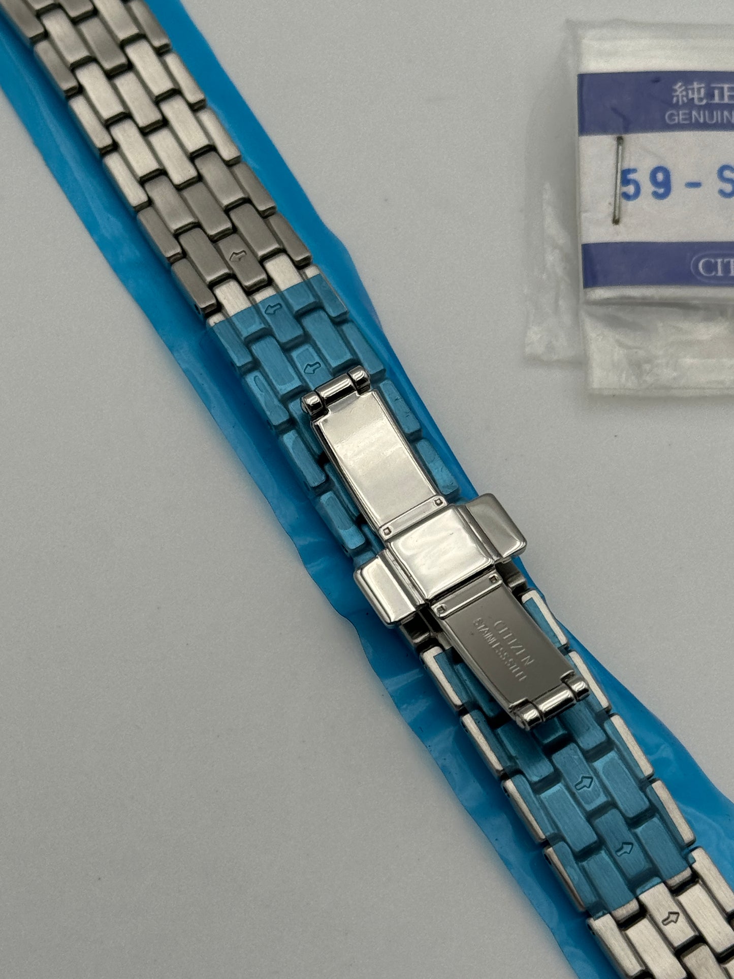 citizen 59-S00745 bracelet bracciale acciaio steel  15mm