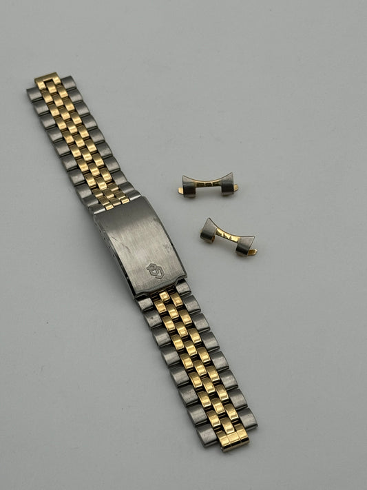 Citizen bracelet bracciale acciaio steel e oro gold 16mm