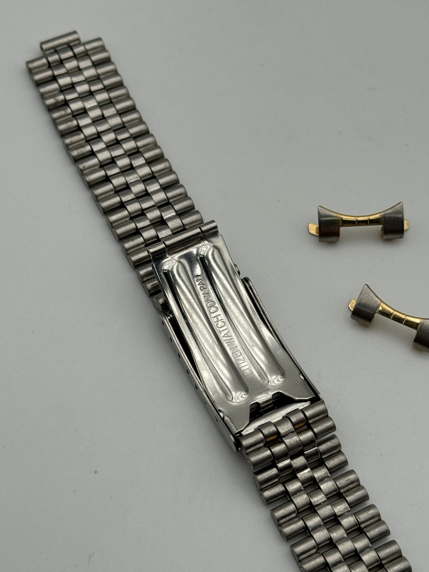 Citizen bracelet bracciale acciaio steel e oro gold 16mm