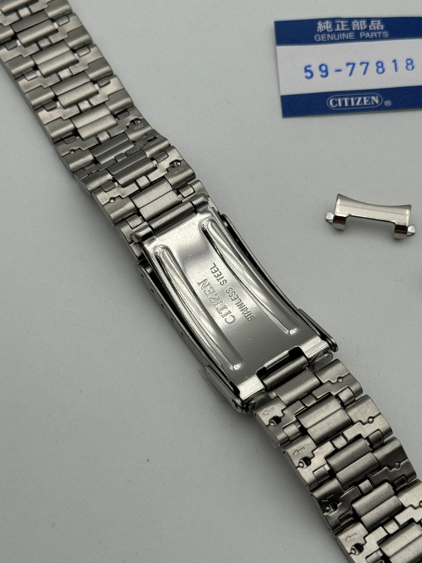 Citizen 59-77818 bracelet bracciale acciaio steel 20-8mm