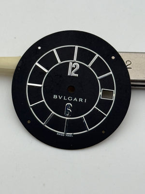 bvlgari 30mm dial quadrante black