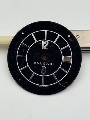 bvlgari 30mm dial quadrante black