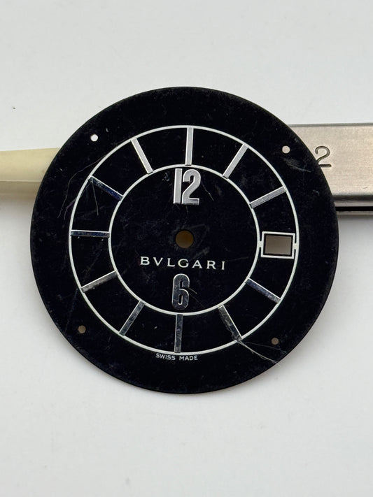 bvlgari 30mm dial quadrante black
