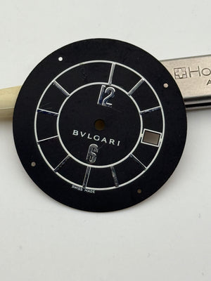 bvlgari 30mm dial quadrante black