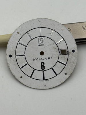 bvlgari 30mm dial quadrante white