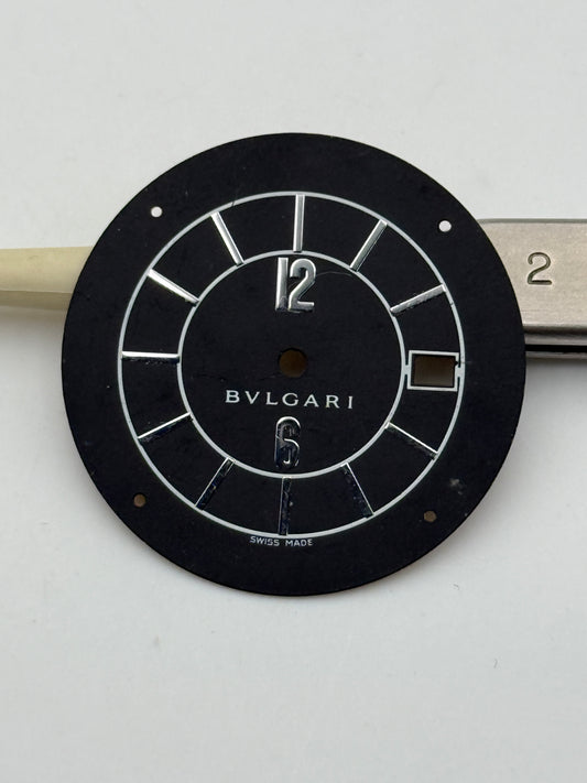 bvlgari 30mm dial quadrante black