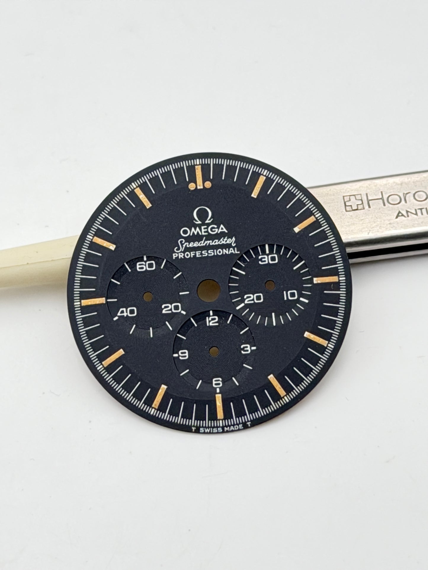 omega speedmaster professional chrono vintage dial quadrante rare