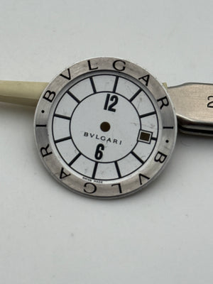 bvlgari dial quadrante 24mm white