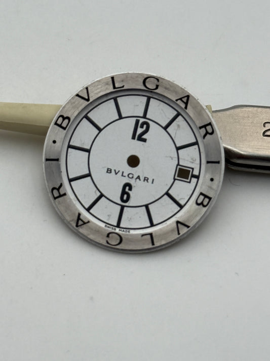 bvlgari dial quadrante 24mm white