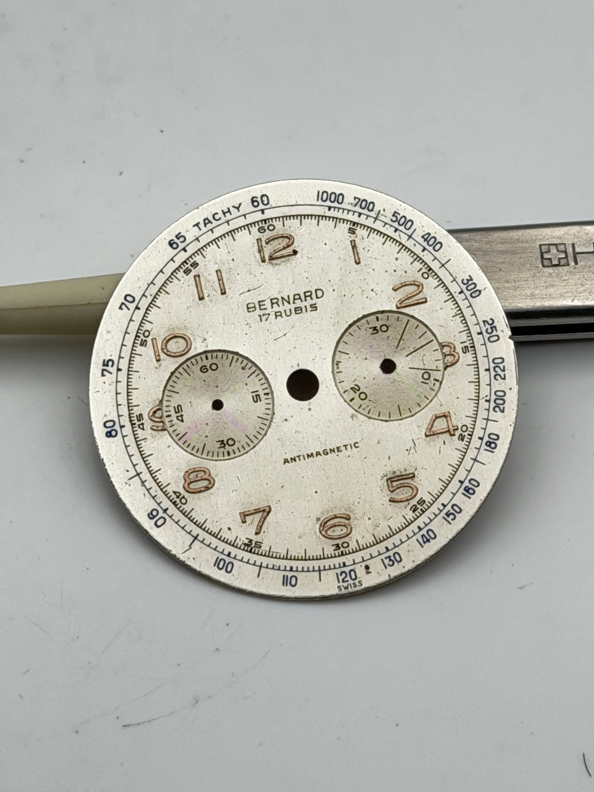 bernard 33mm chrono dial quadrante