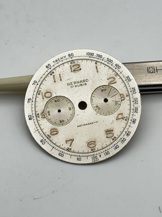 bernard 33mm chrono dial quadrante